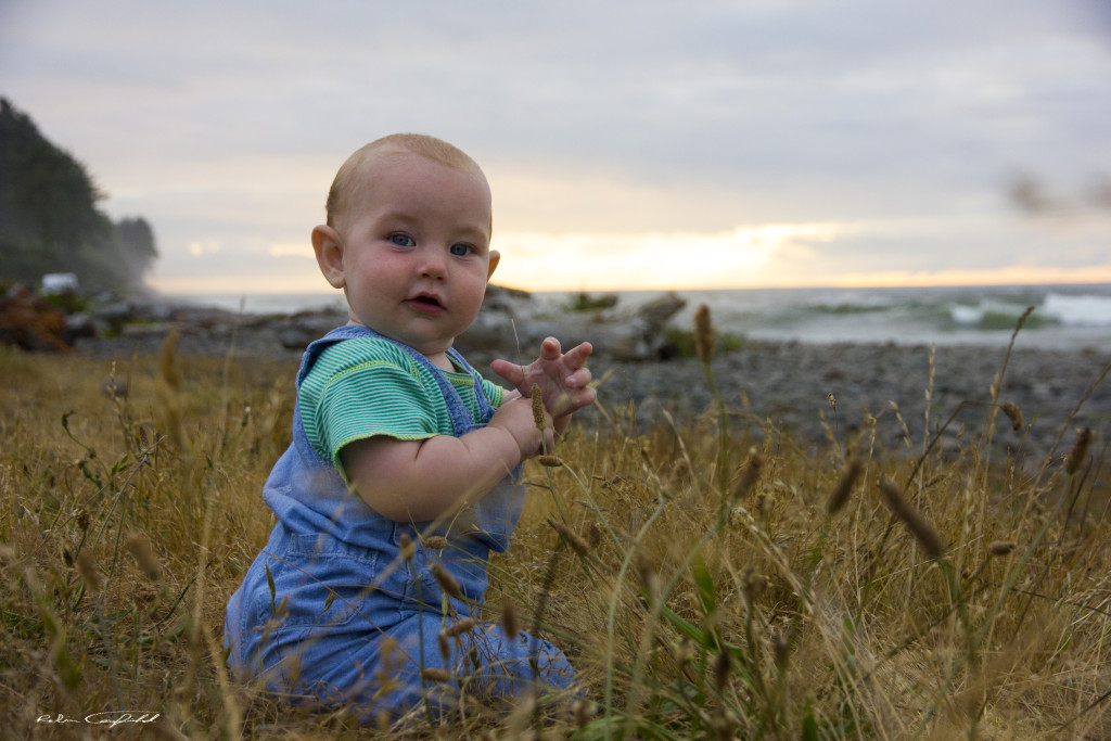My son enjoying the coast. Seaside, Oregon.